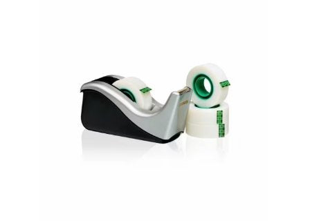 Scotch Dispensador C60 Nego/Plata + 4 Rollos Cinta Scotch Magic 19mmx33m