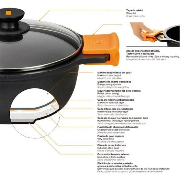 EAN 8411796081319 - BRA Efficient A271535 cacerola Sartén parrilla Rectangular imagen 11
