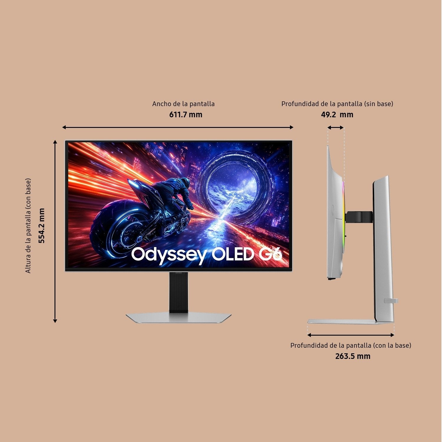Samsung 27" 68,6cm S27fg602su 16:9 G60sf