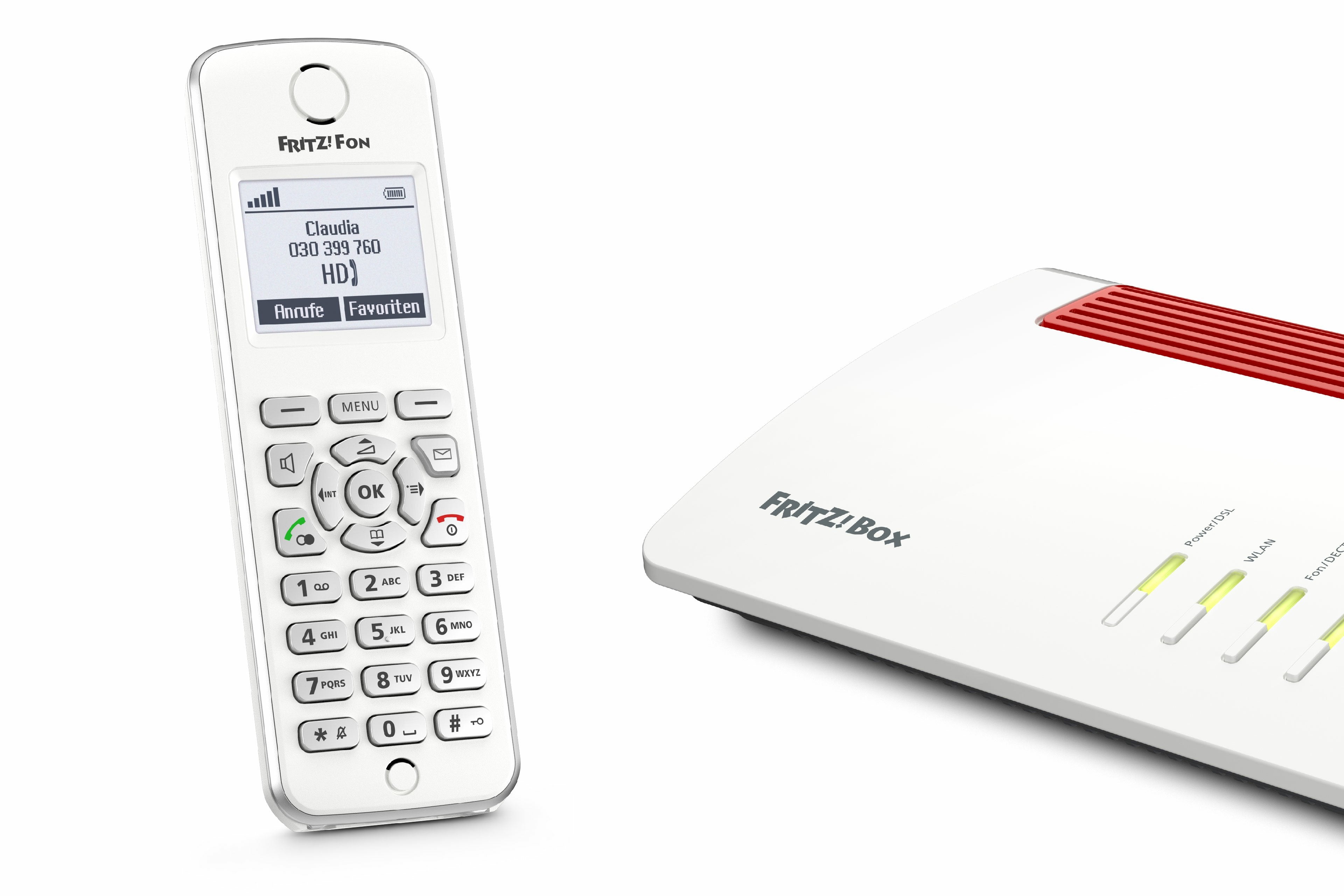 EAN 4023125025112 - Fon FRITZ! M2, DE Teléfono DECT Identificador de llamadas Blanco imagen 2