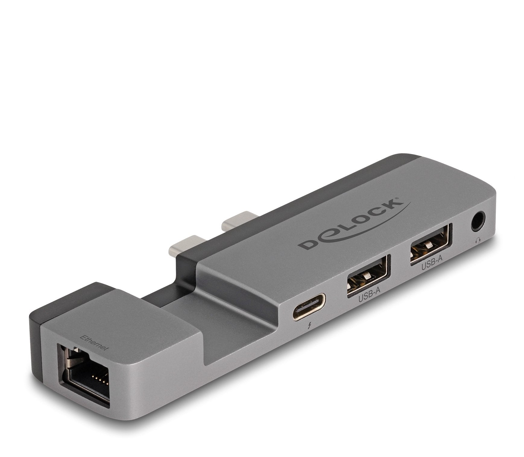 Delock 87757 Dockingstation Para Macbook Pro / Macbook Air Thunderbolt 4 Con Resolución 5k / Pd De 100 W / Hub De 10 Gbps / Lan / Audio