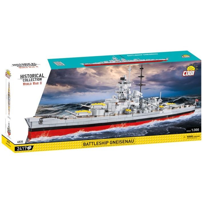 Juguete De Construcción Cobi Acorazado Gneisenau, Escala 1:300 Cobi-4835