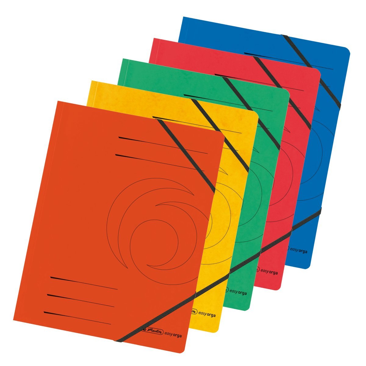 EAN 4008110340333 - Herlitz 10902872 caja archivador Azul, Verde, Naranja, Rojo, Amarillo Caja de cartón imagen 1