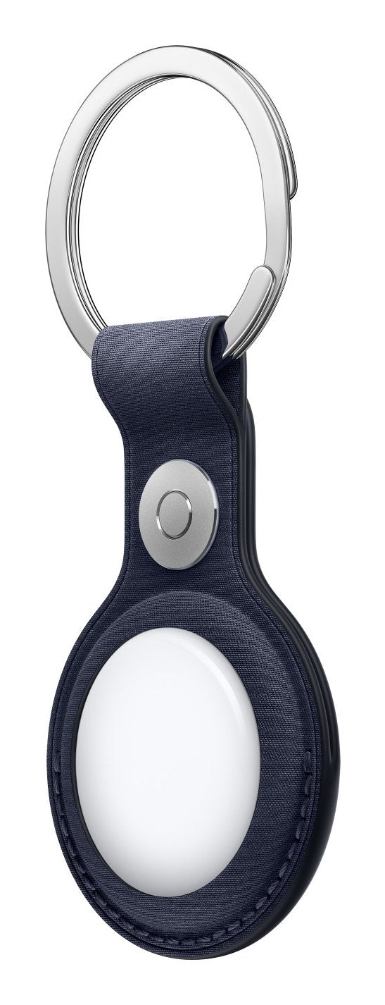 Airtag Finewoven Key Ring - Navy