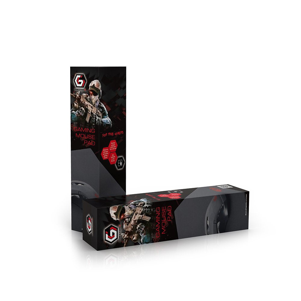 Gembird Alfombrilla Gaming Mp-Game  400 X 450 X 3 Mm Negra