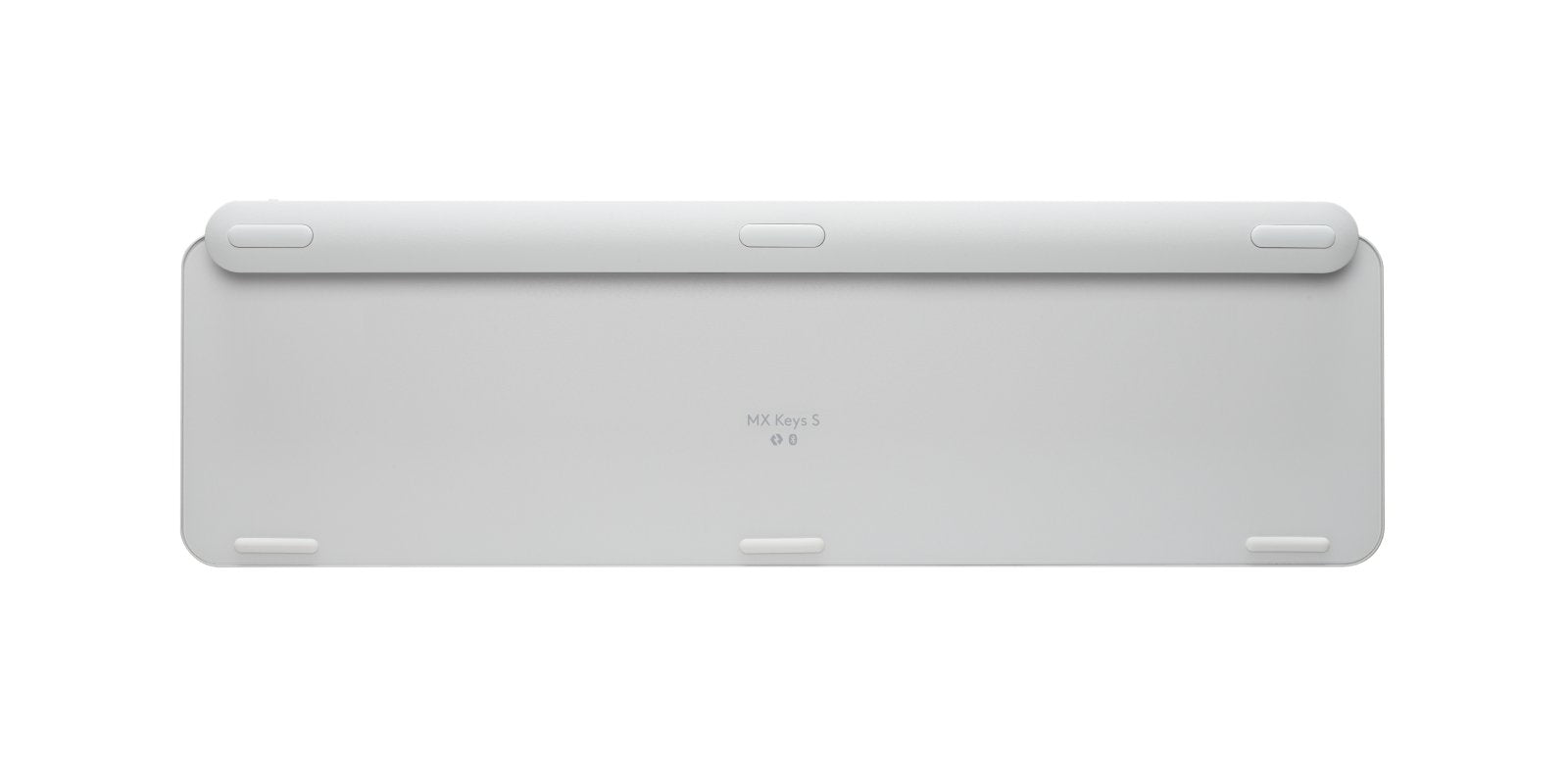 Teclado Español Logitech Mx Keys S Rf Wireless + Bluetooth Qwerty Aluminio, Blanco