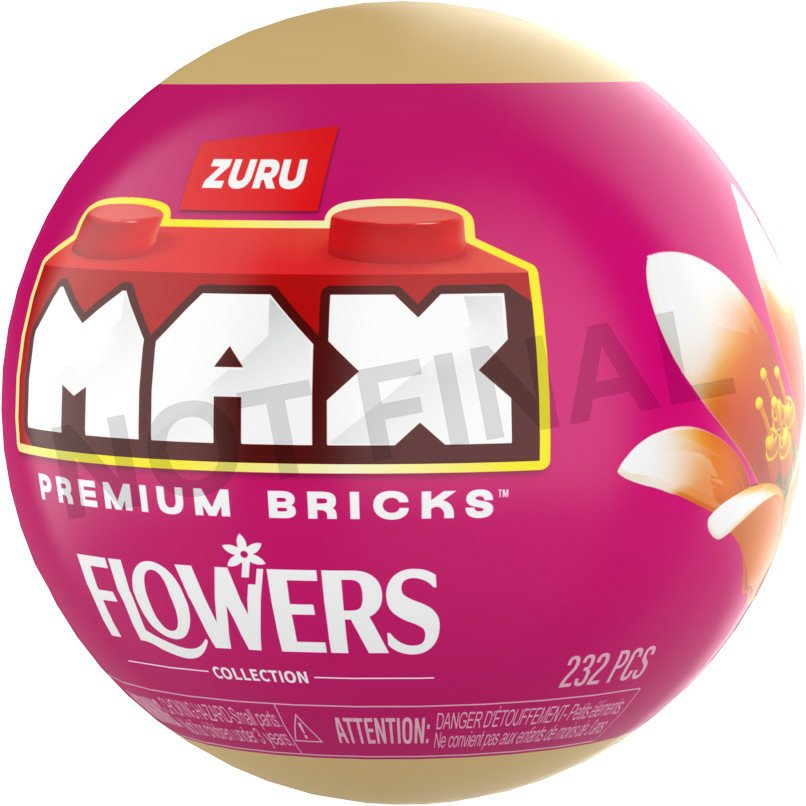 Colección De Flores Premium Zuru Max, Artículos Variados Para Juguetes De Construcción 83184gq1