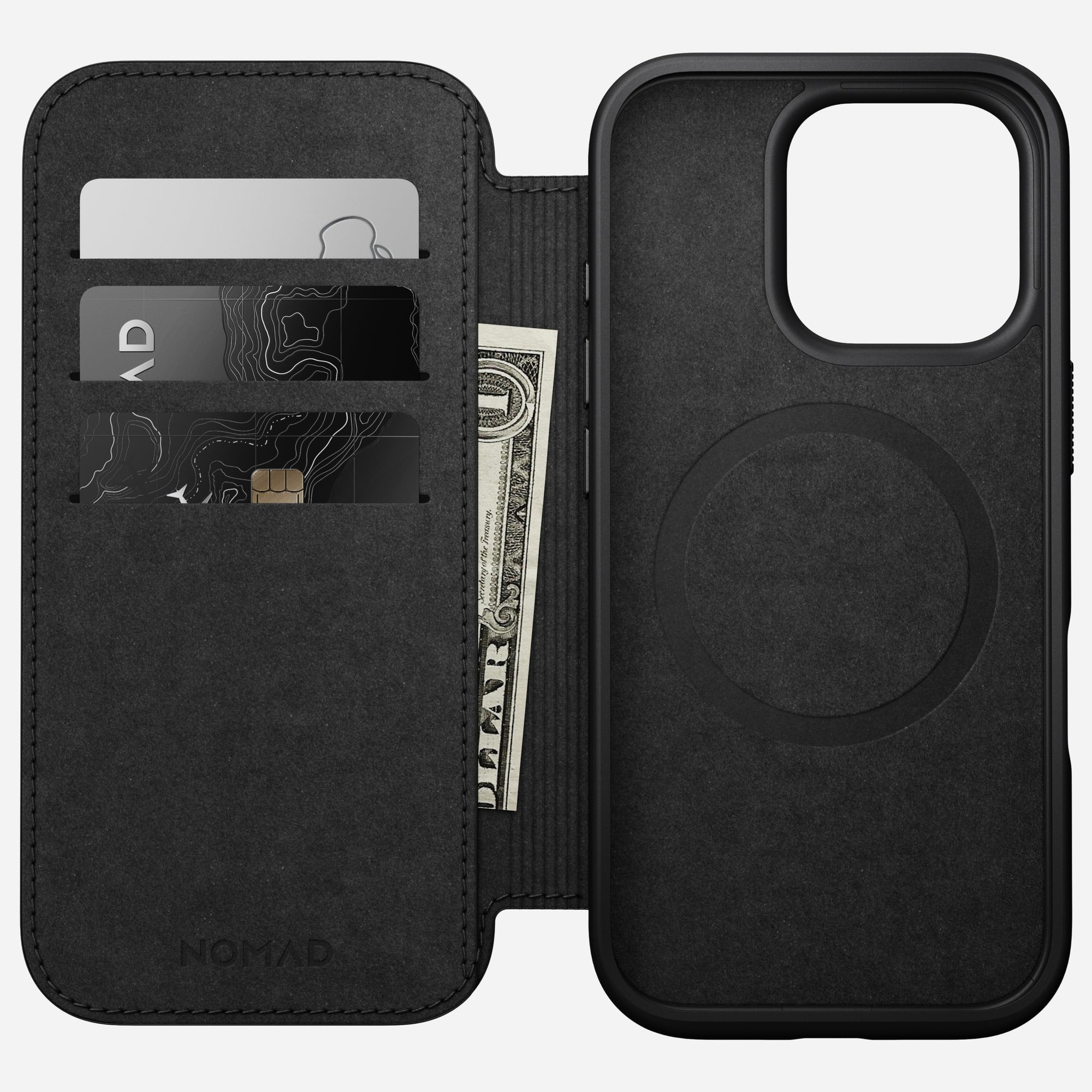 Nomad Modern Leather Folio Iphone 16 Pro Brown
