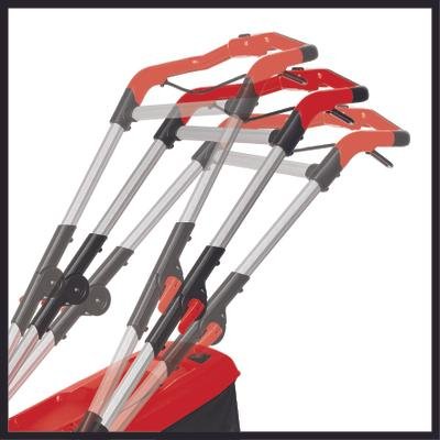 Einhell Rasarro 36/40 (2x4.0ah) Cortacésped Manual Batería Negro, Rojo