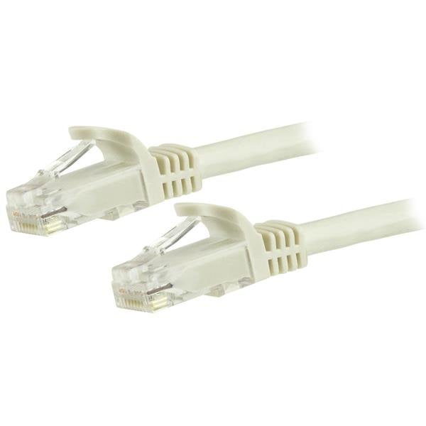 7.5 M Cat6 Cable White         Cabl Snagless - 24 Awg Copper Wire
