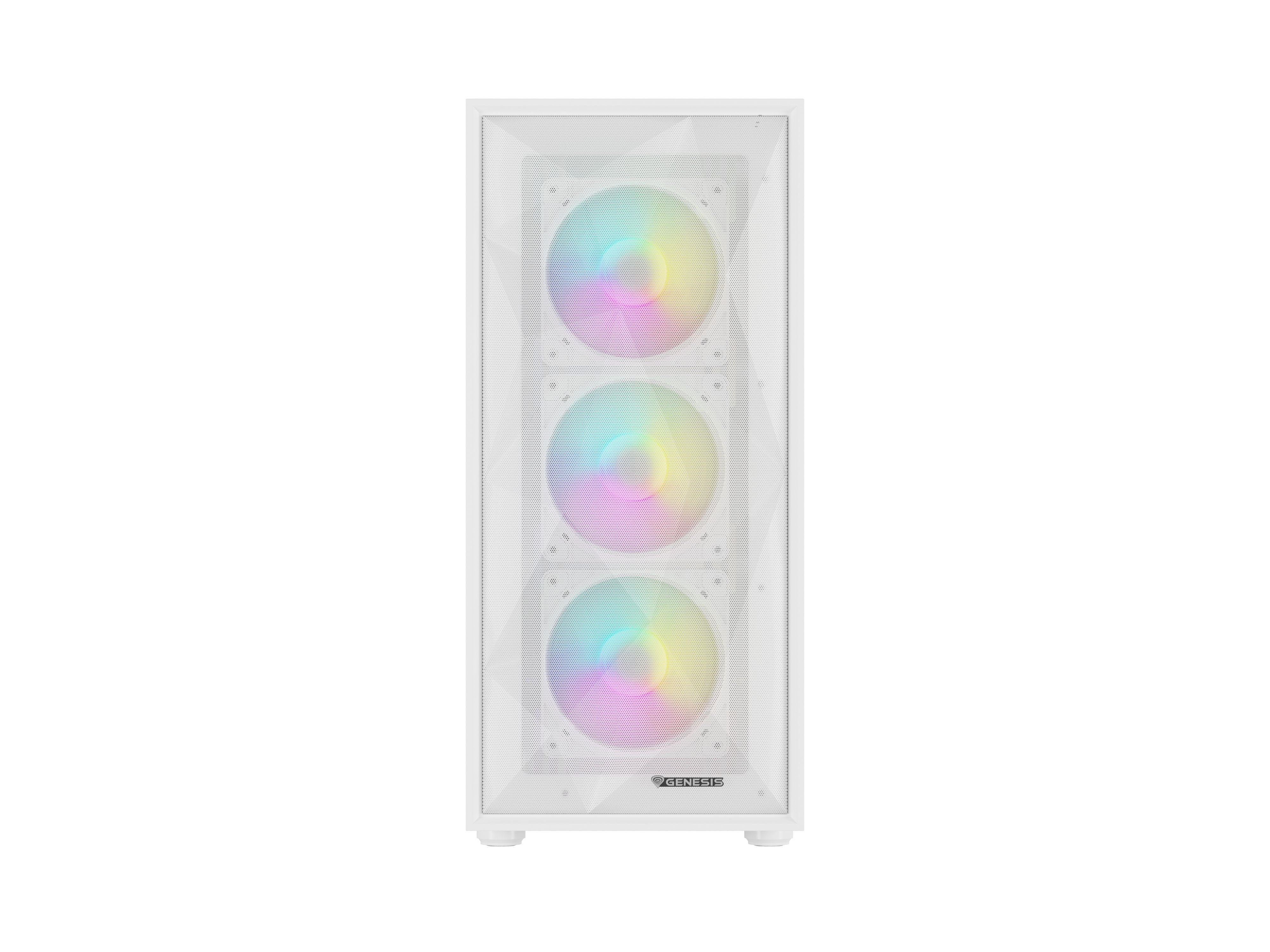 EAN 5901969444544 - GENESIS Diaxid 605 ARGB Midi Tower Blanco imagen 8