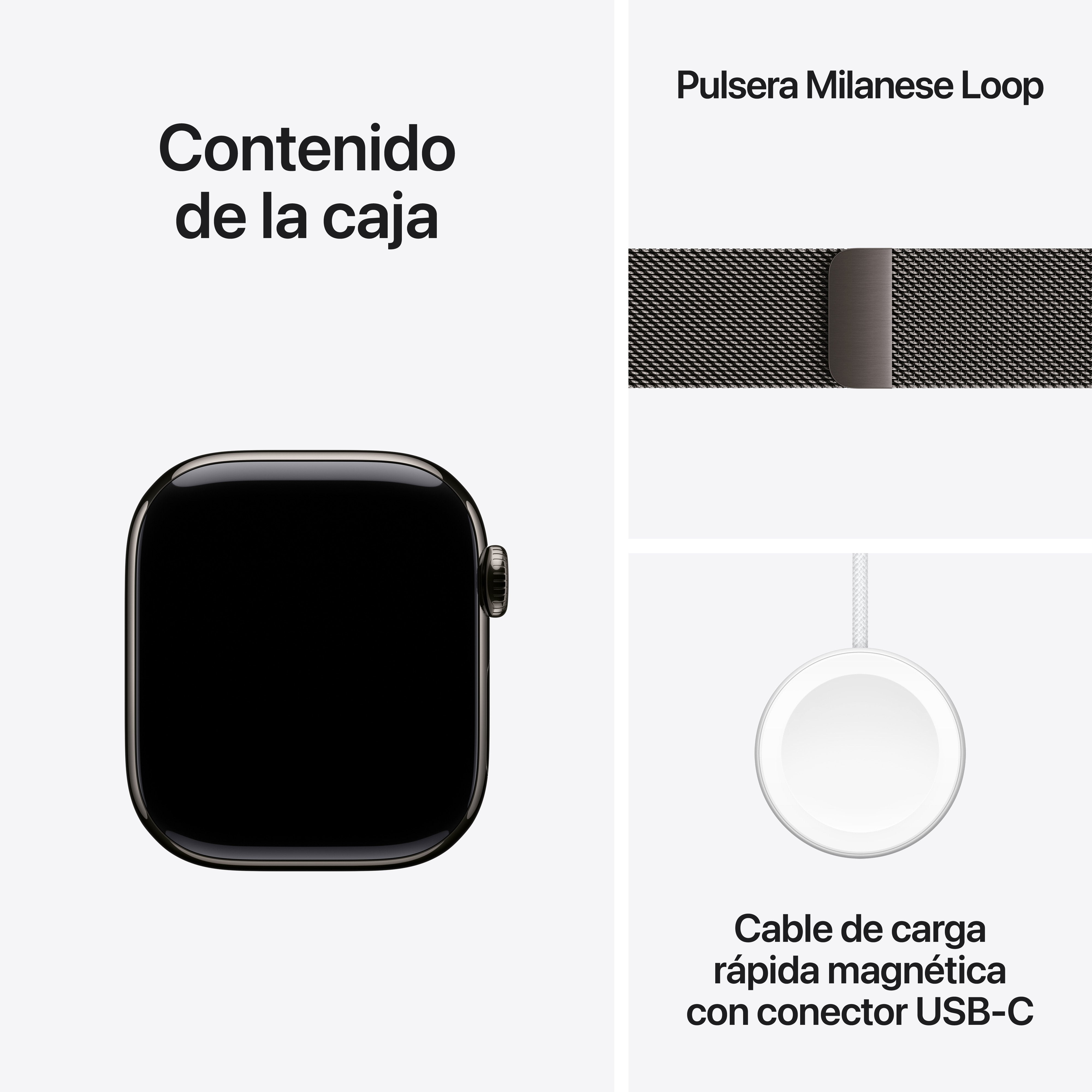 EAN 0195950471861 - Apple Watch Series 11 OLED 42 mm Digital 374 x 446 Pixeles Pantalla táctil 5G Titanio Wifi GPS (satélite) imagen 8