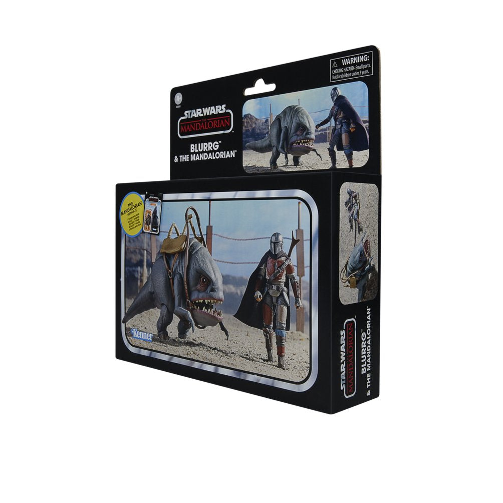 Set 2 Figuras Hasbro Star Wars The Vintage Collection Blurrg & The Mandalorian