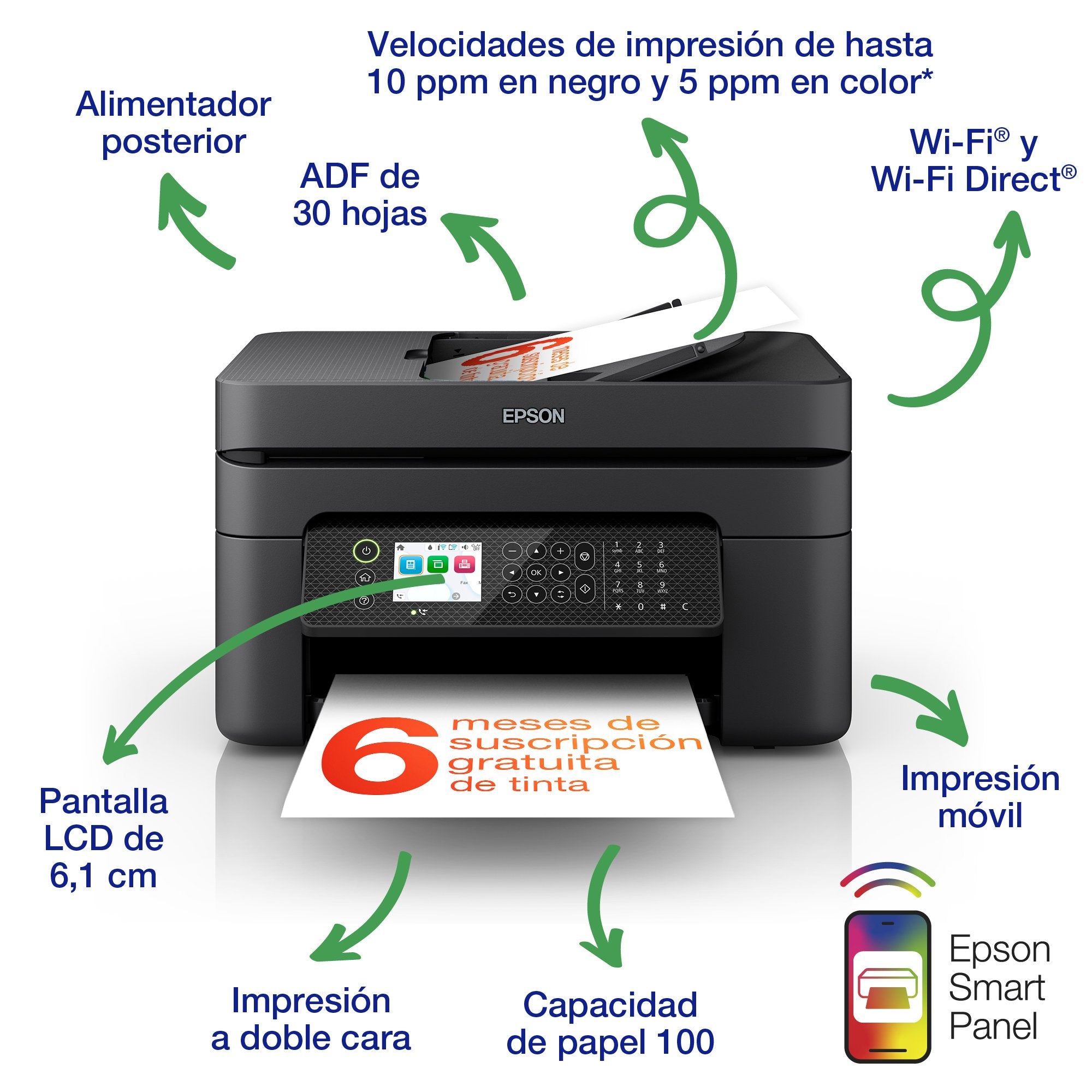 EAN 8715946702568 - Epson WorkForce WF-2950DWF imagen 4