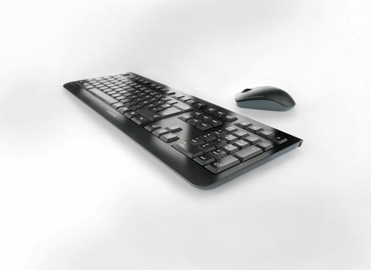 Cherry Tas Desktop-Set Dw 3000 Wireless Hu-Layout Schwarz