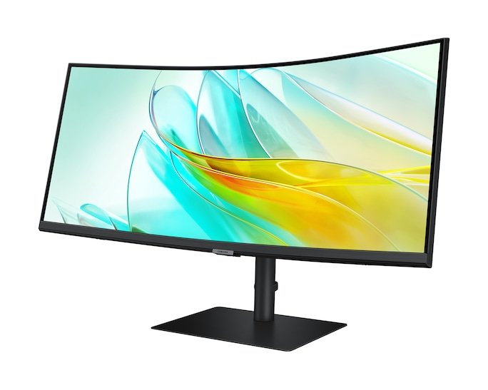 86,4 Cm (34") 3440 X 1440 Pixel Samsung Ls34c652ueuxxe 21:9 Dual Qhd 5 Ms 100 Hz Hdr Displayport Hdmi Usb-Hub Pivot Height Vesa Speaker
