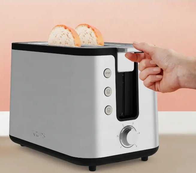 Tostadora Krups Kh442d  6 2 Rebanada(S) 720 W Acero Inoxidable