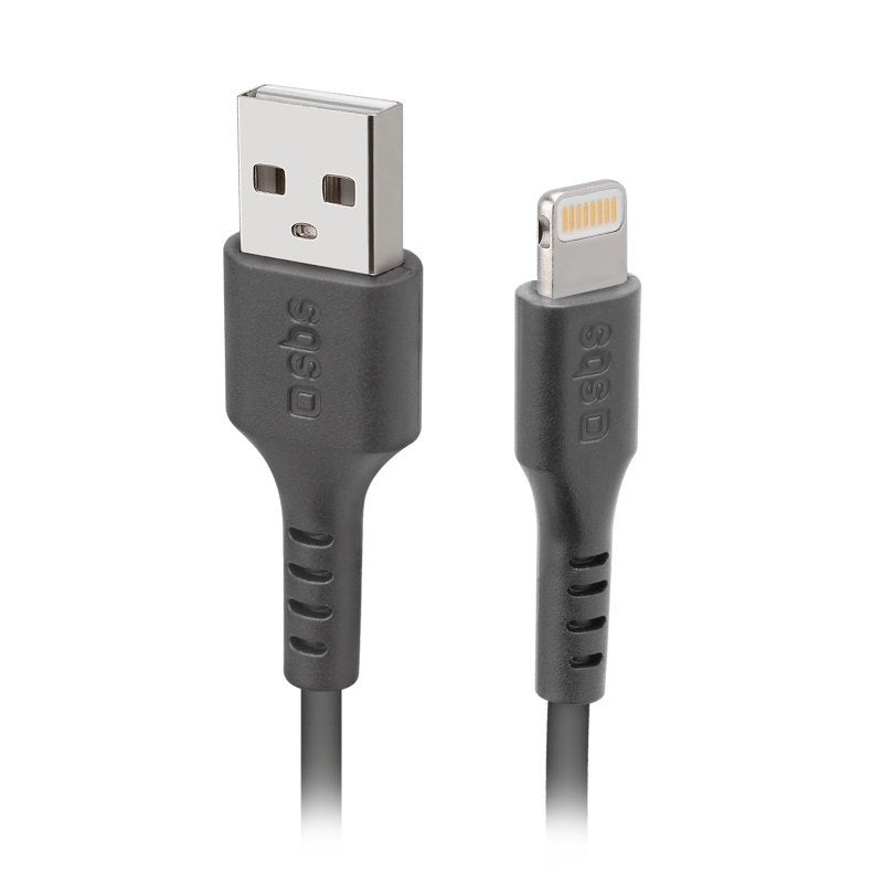 Cable Datos/ Carga Sbs Usb 2.0 - Lightning C-89 Negro Para Iphone