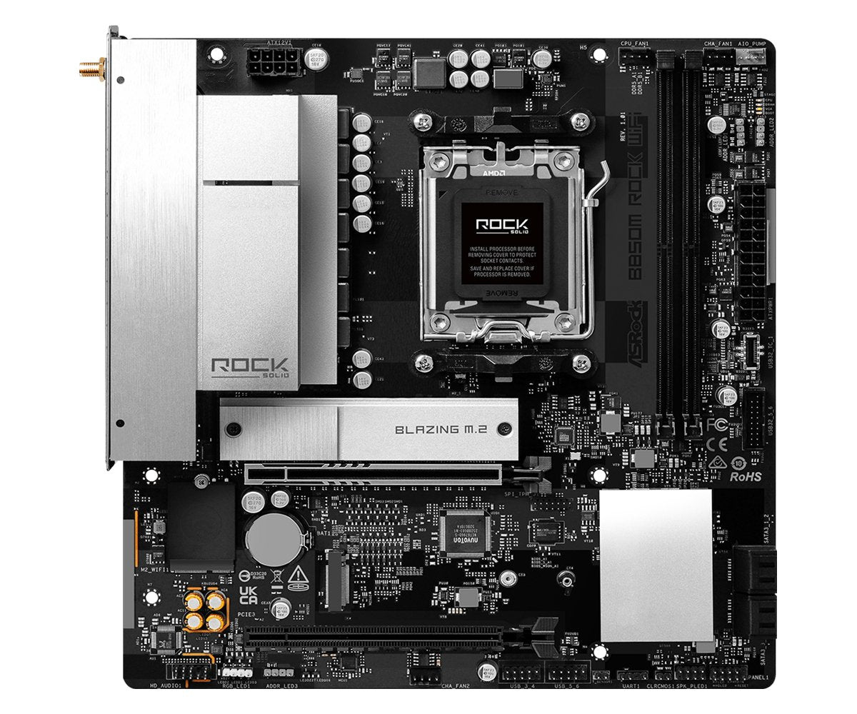 EAN 4711581494169 - Asrock B850M Rock WiFi AMD B850 Zócalo AM5 micro ATX imagen 2