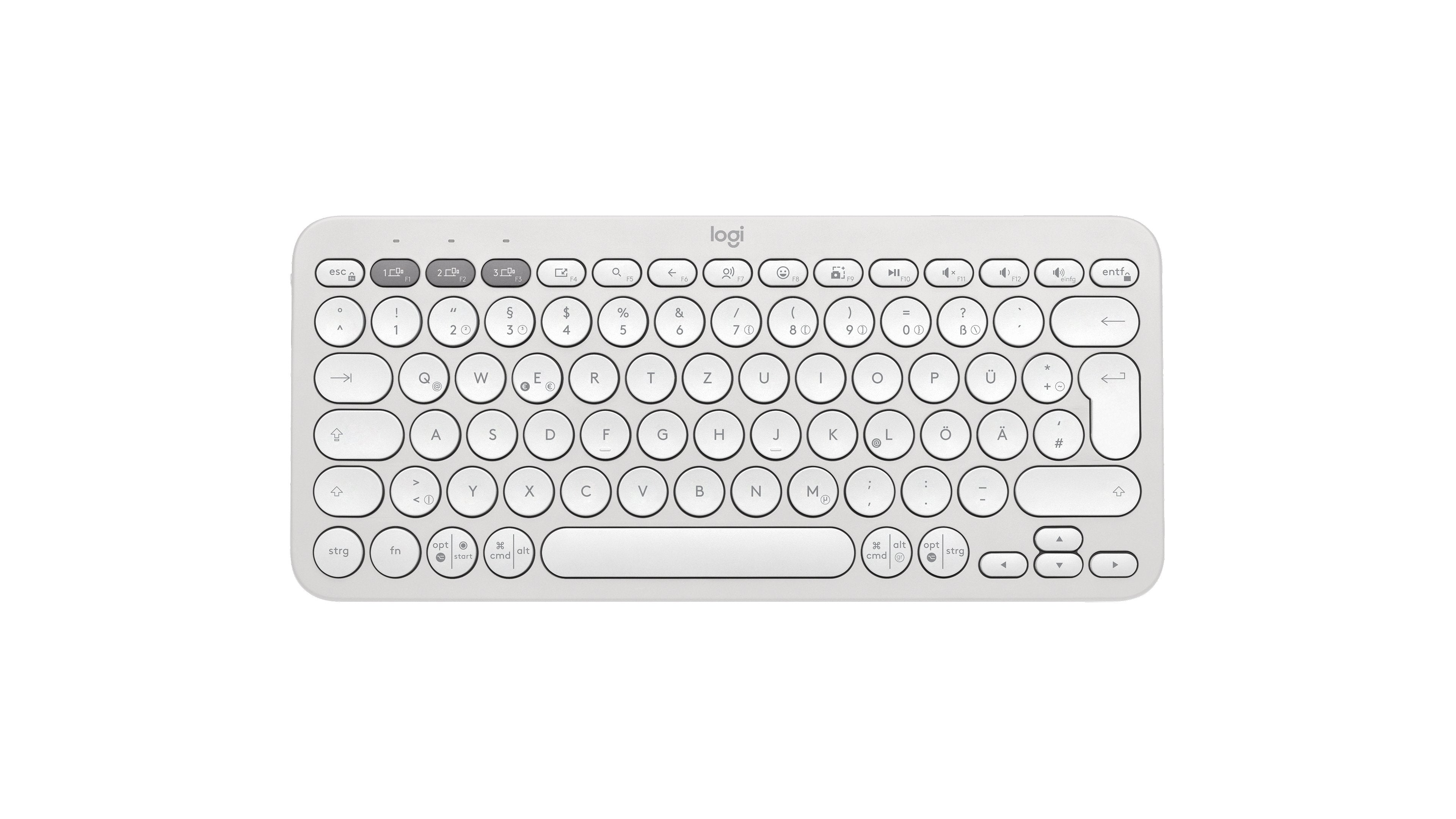 EAN 5099206111080 - Logitech 920-011796 teclado Universal Bluetooth QWERTZ Alemán Blanco imagen 1