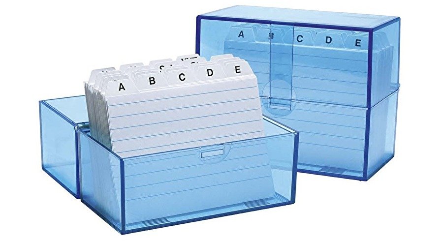 Wedo Karteibox A7 Para 200 Karten, Inkl. 100 Karten