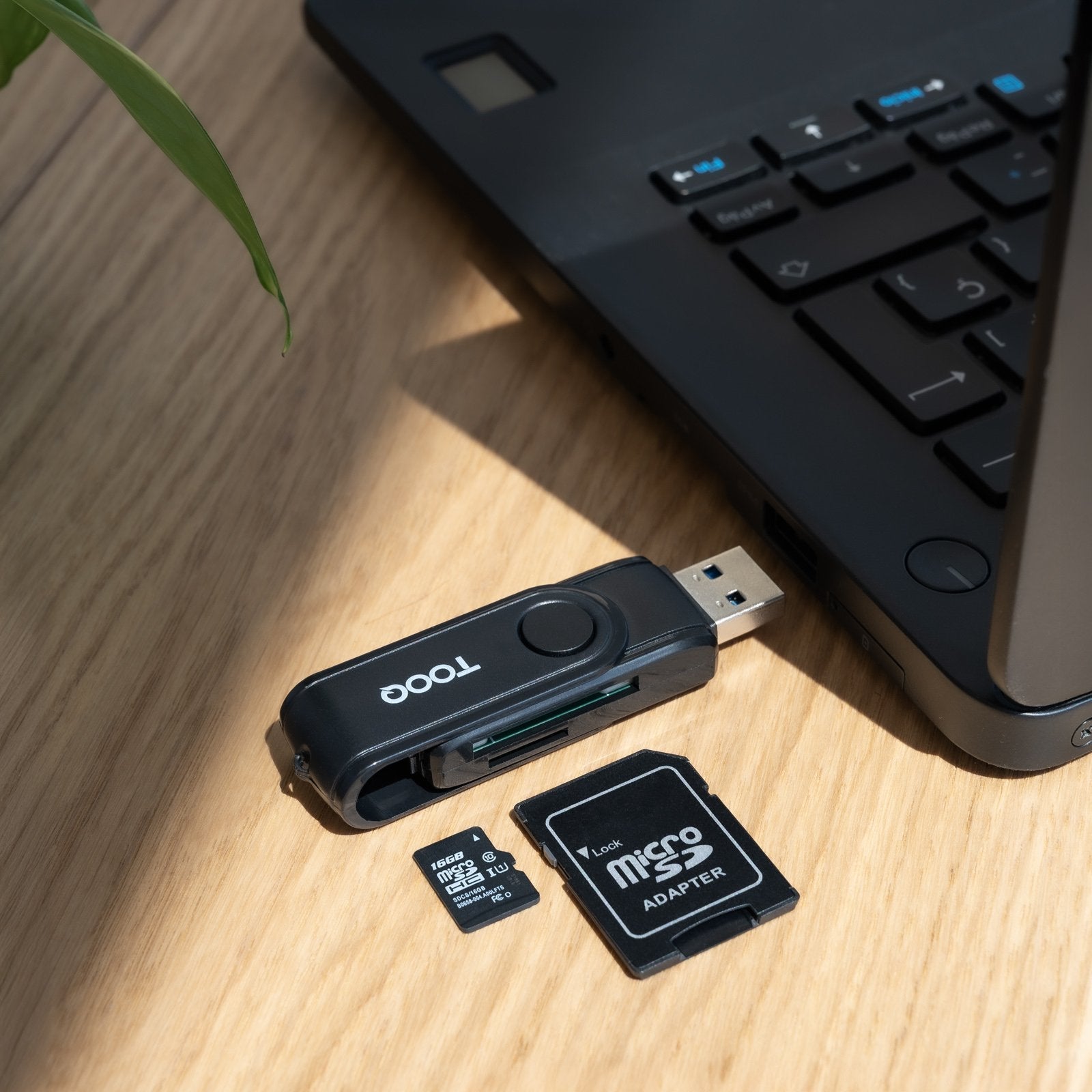 Lector Tarjetas Usb-C 2.0+Usb-A 3.0, Sd/Tf, Negro
