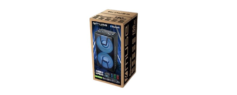 Muse M1805dj Party Box Bt 150w/ Bluetooth/ Fm / Usb Reproductor/ Entrada Micro Y Guitarra