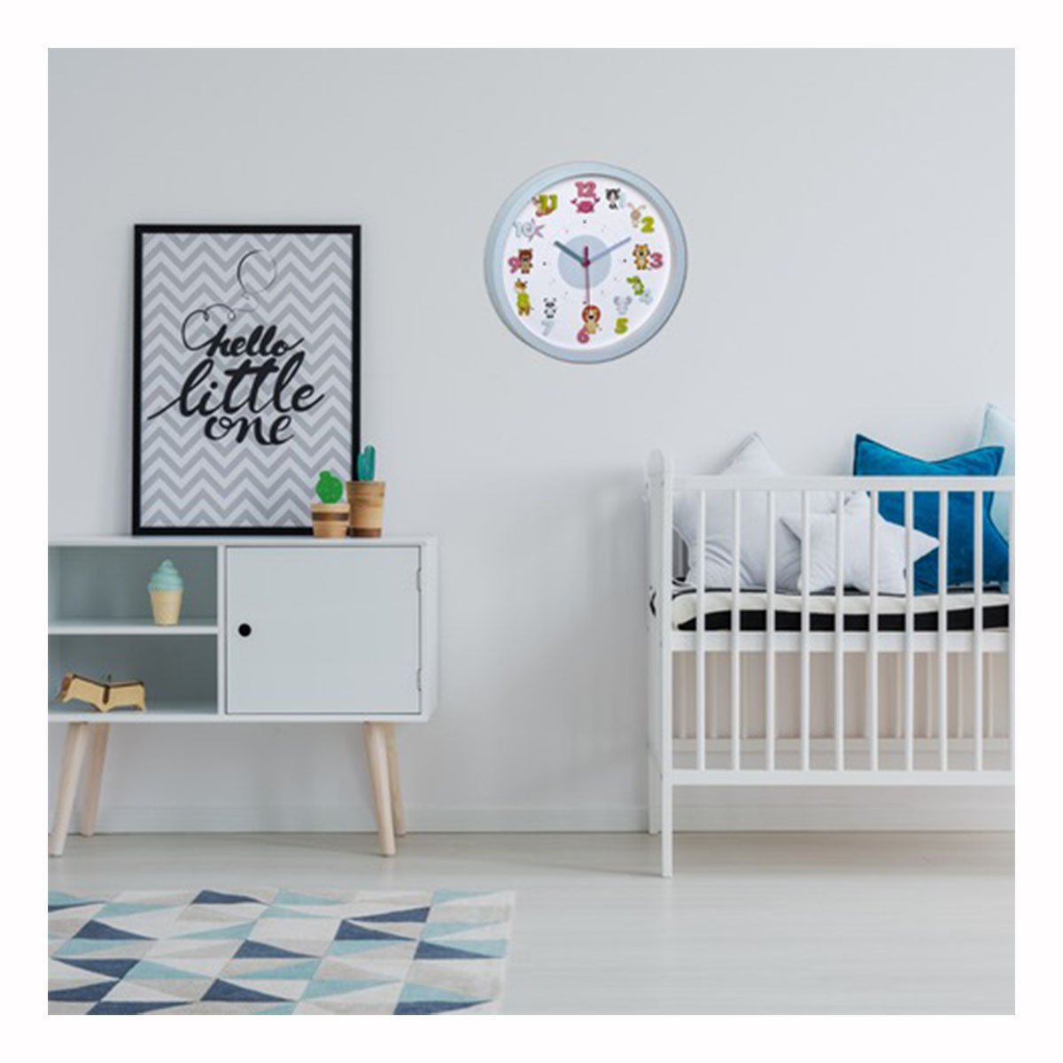 Tfa 60.3051.14 Reloj De Pared Para Niños Con Pequeños Animales