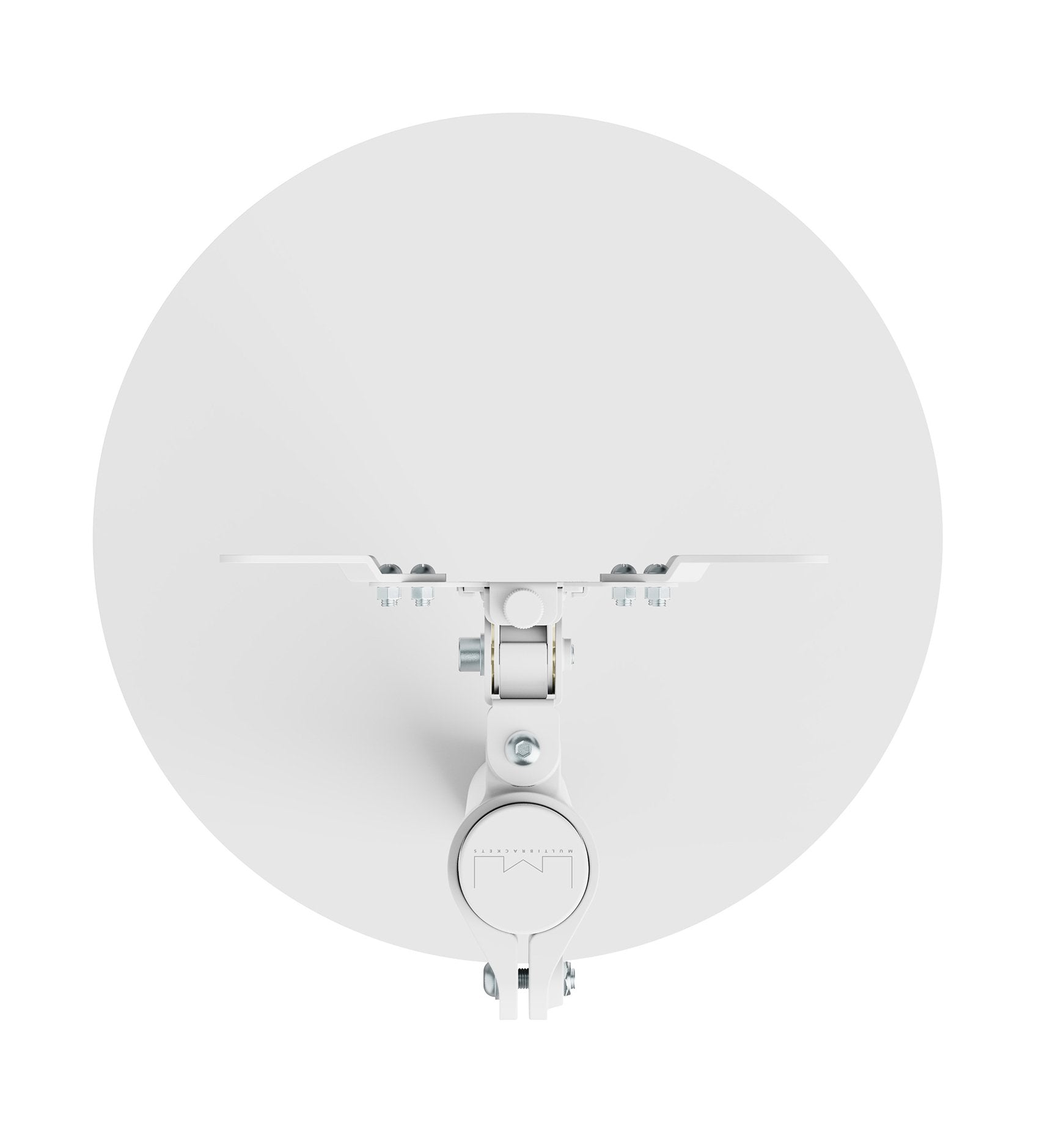 M Pro Series - Single Pole  Floorbase 2 White