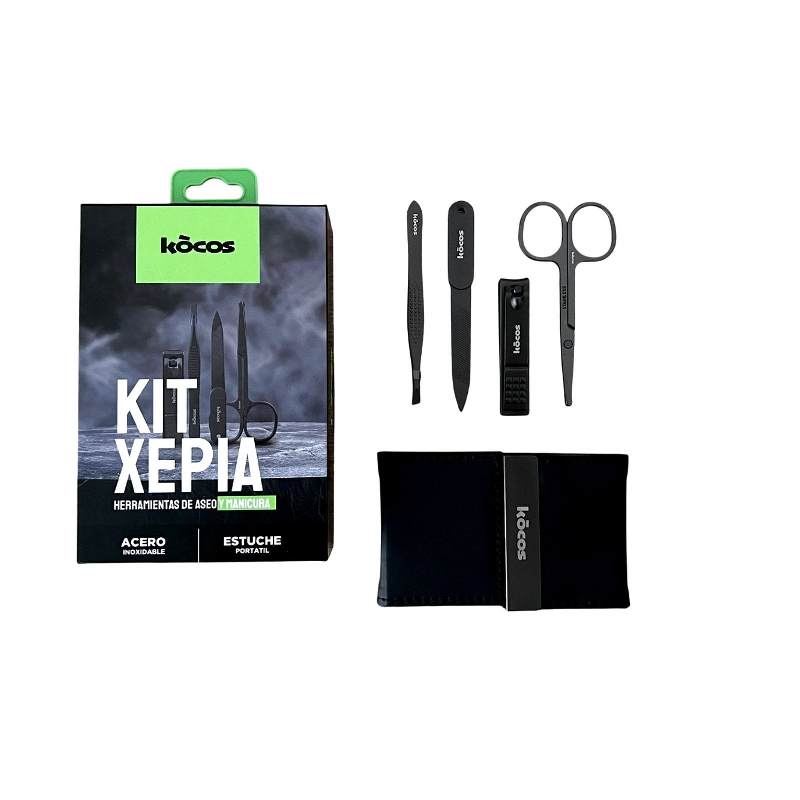 EAN 8437028106049 - Kocos XEPIA COCONUT HAIR KIT KIT 4 IN 1 Alicates para manicura Acero inoxidable imagen 8