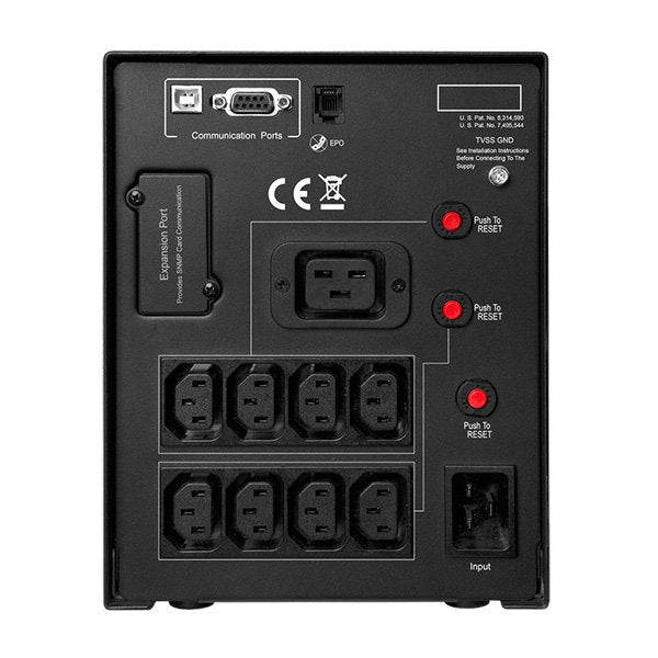 Cyberpower Pr2200elcdsl Sistema De Alimentación Ininterrumpida (Ups) Línea Interactiva 2200 Va 1980 W 9 Salidas Ac