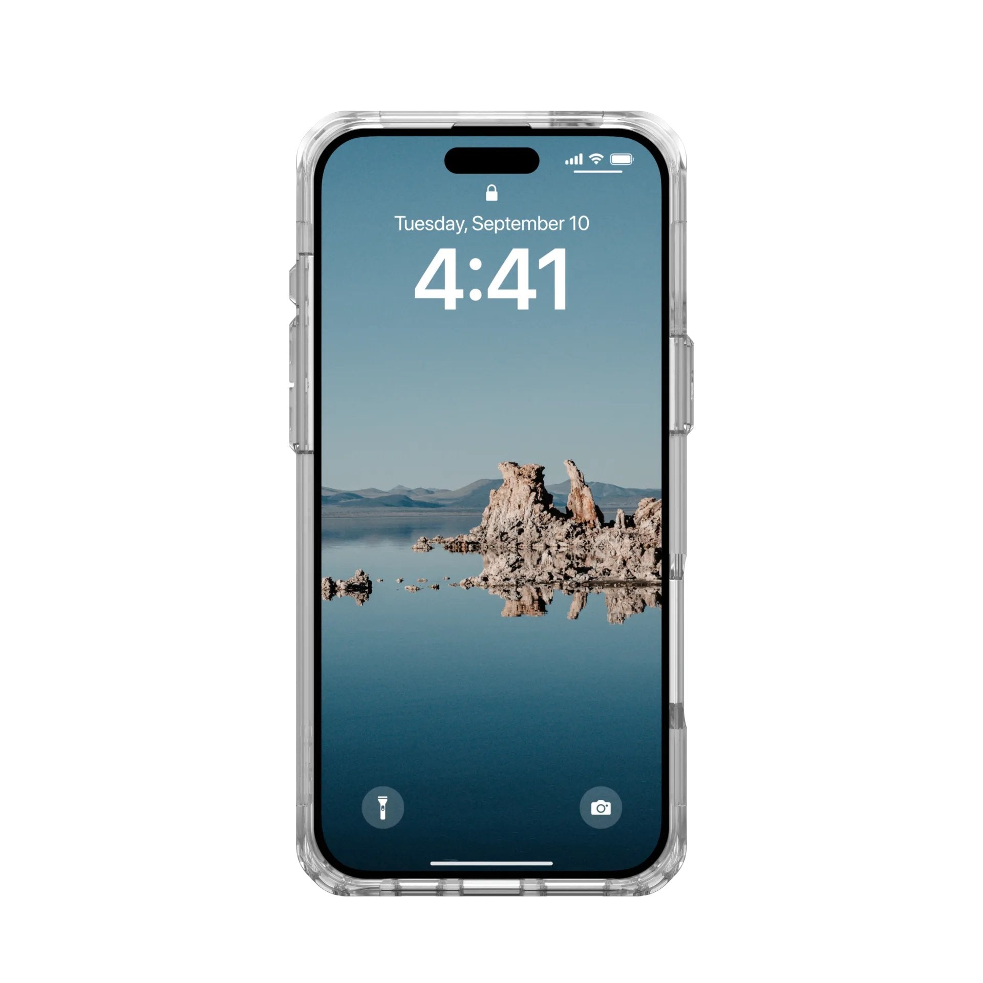 Funda Uag George Plyo Ice White Apple Iphone 16 Plus