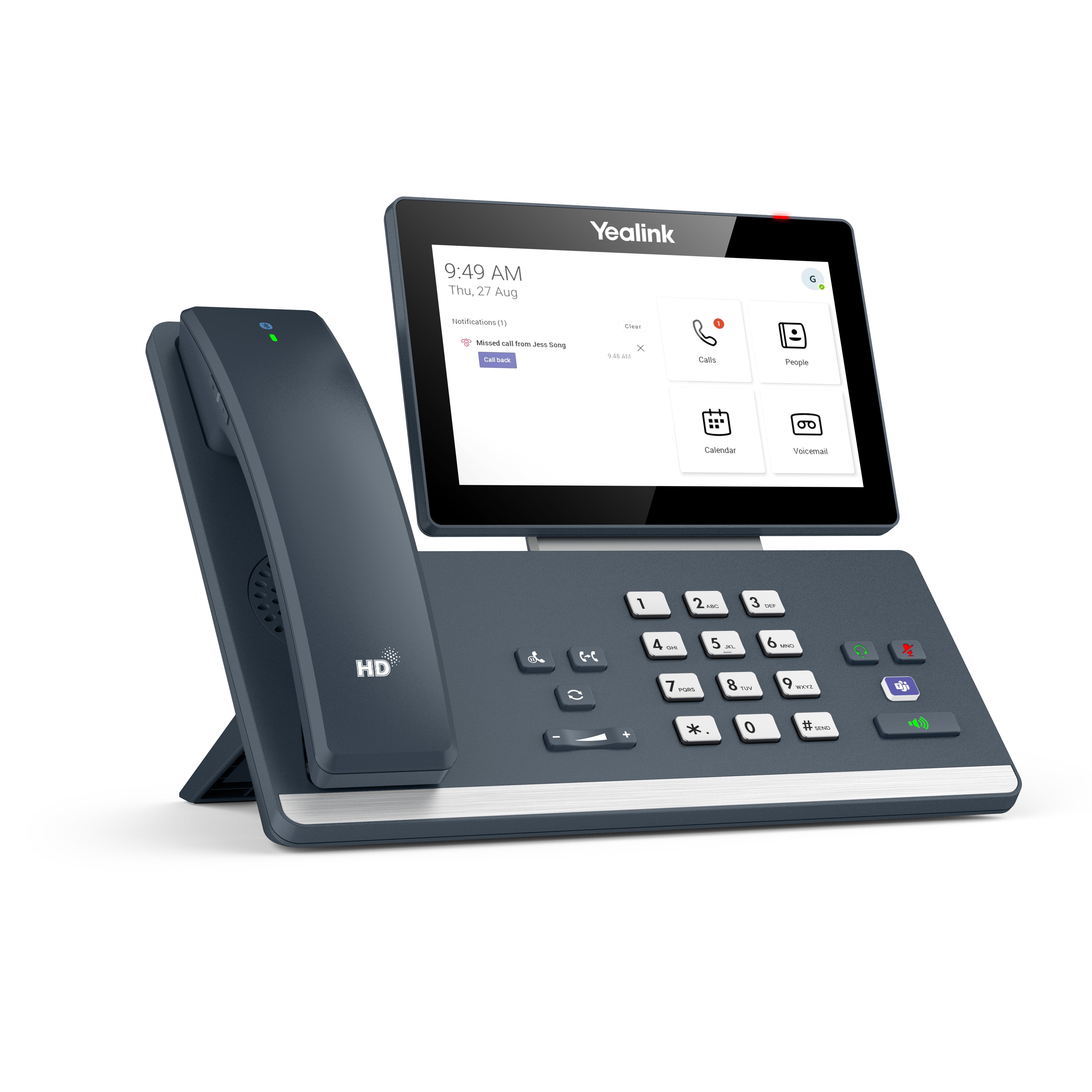 Teléfono Yealink Mp58-Wh Microsoft Teams Edition Teléfono Ip Gris Lcd Wifi