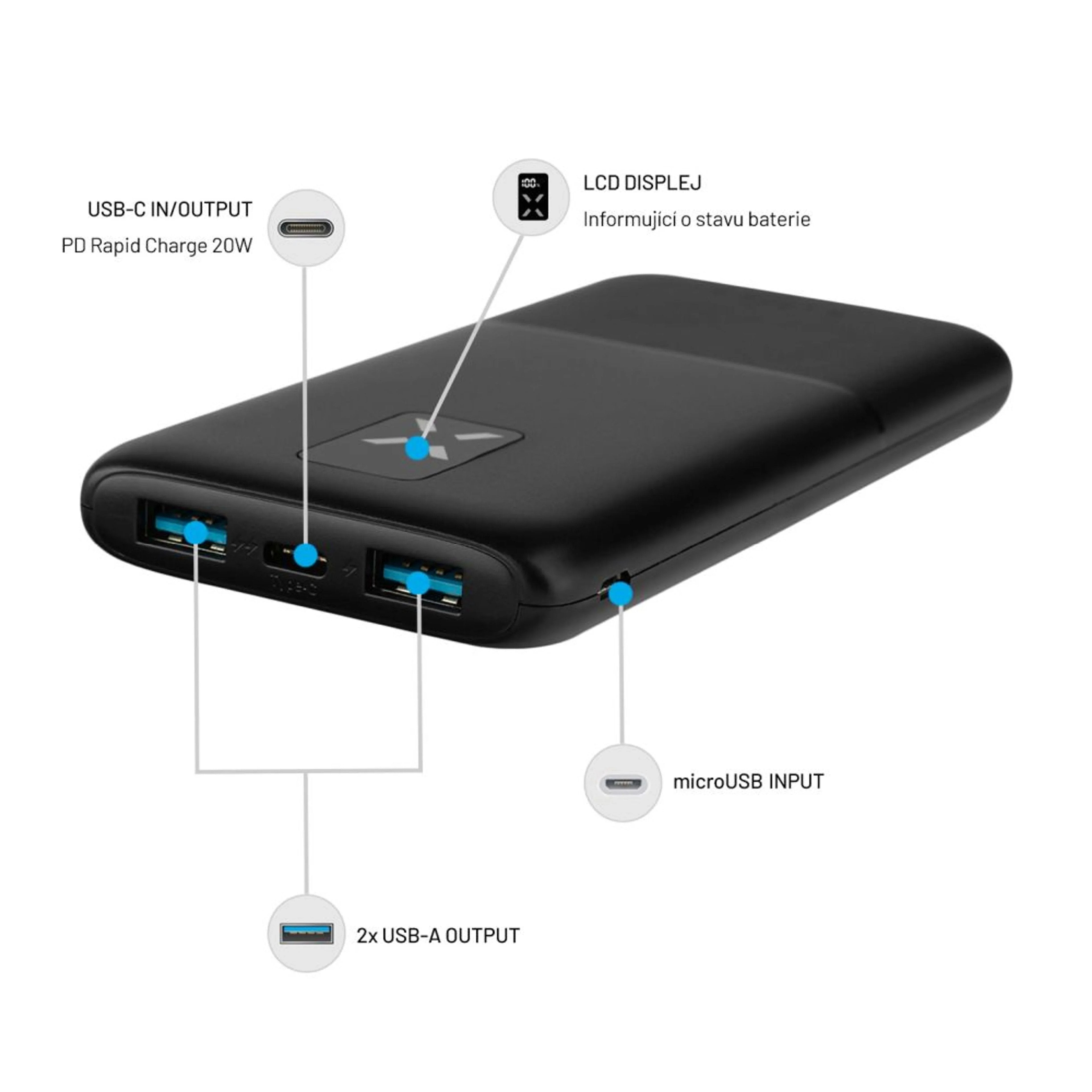 EAN 8591680146482 - FIXED FIXZEN-10-BK batería externa Polímero de litio 10000 mAh Negro imagen 5