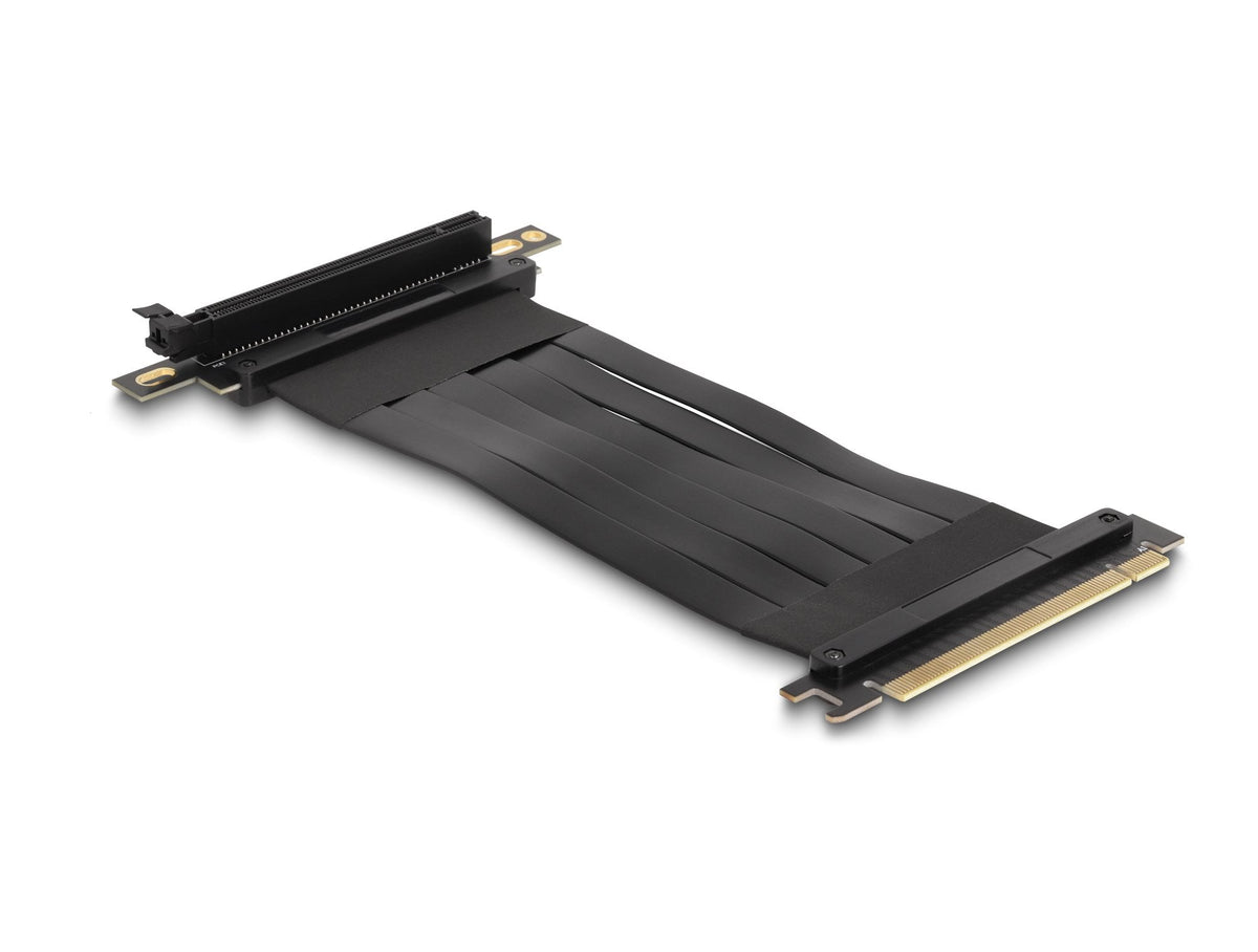 Delock 88027 Tarjeta Elevadora Pci Express X16 Macho A Ranura X16 Con Ángulo De 90° Con Cable 30 Cm