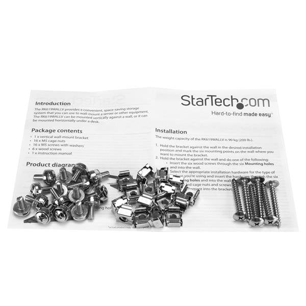 Startech Rack Vertical De Pared 6u 19