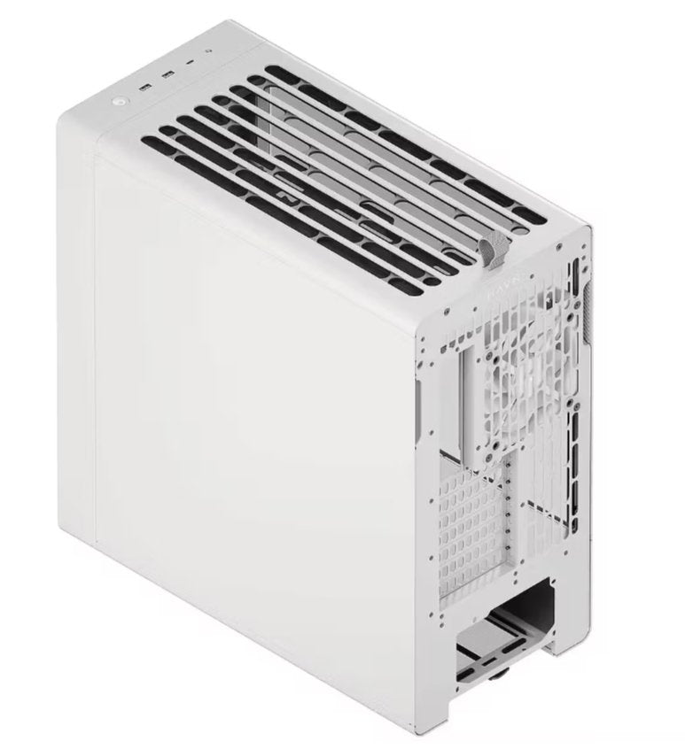 Havn Bf 360 Pc Carcasa, Midi-Tower, E-Atx, Tempered Glass - Blanco