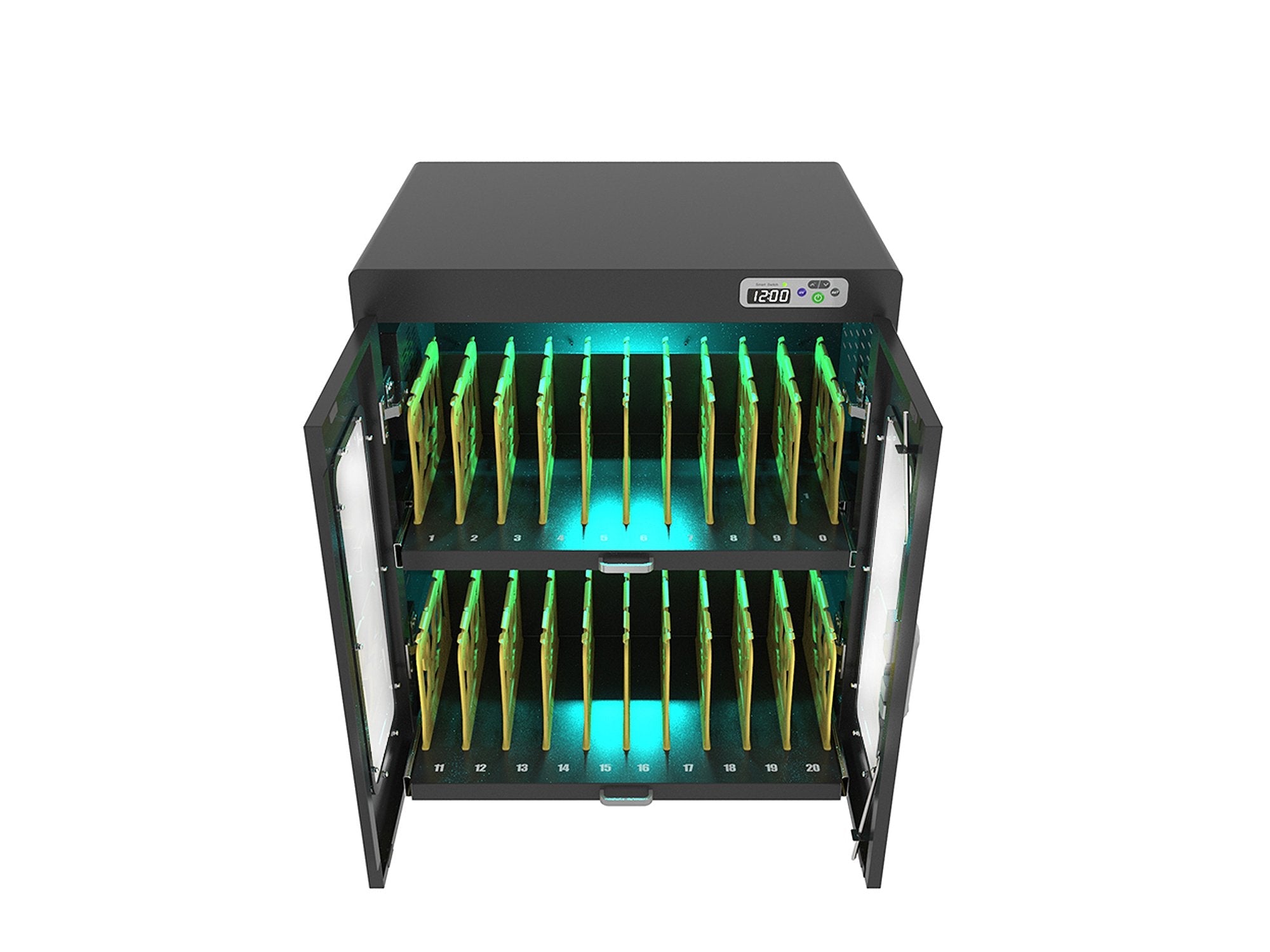 Goodconnections Antares N20e Notebook-Ladewagen Bis 15,6" Uvc-Desinfektion Schwarz