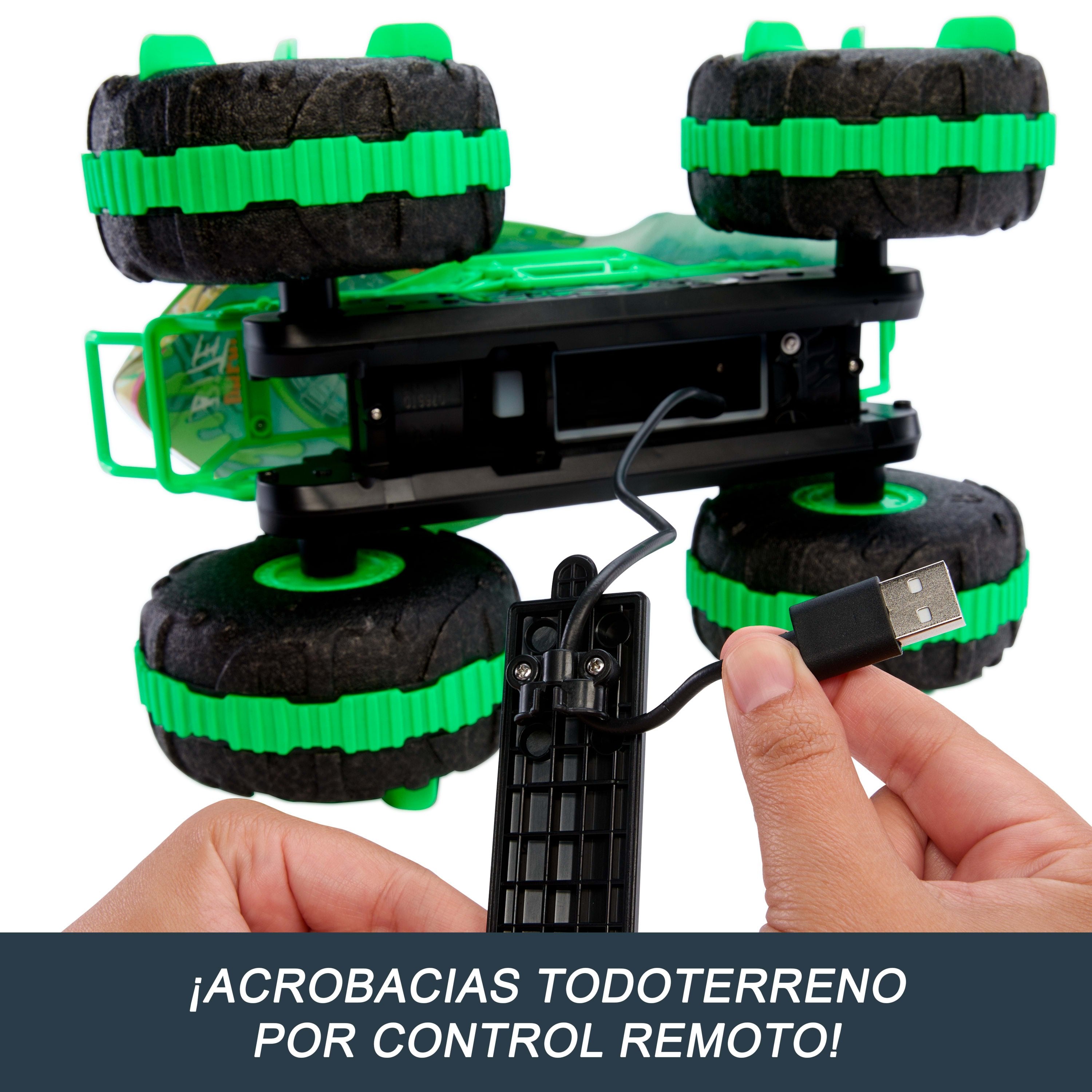 Coche Todoterreno Radio Control Mutant Chaos Monster Trucks Hot Wheels
