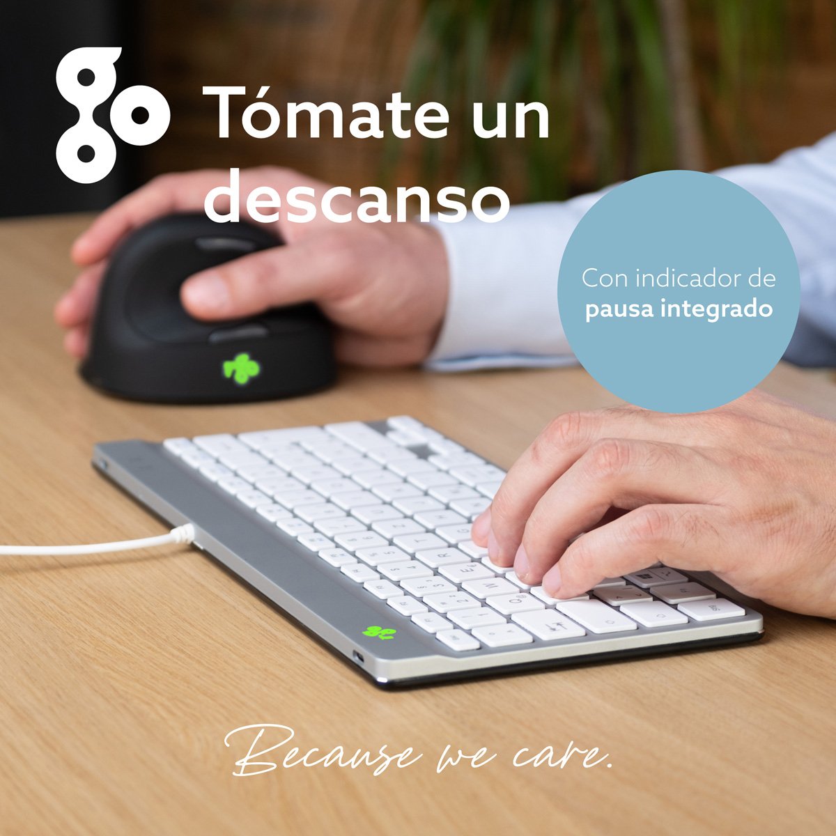 EAN 8719274492221 - R-Go Tools RGOCOESWDWH teclado Universal USB Español imagen 10