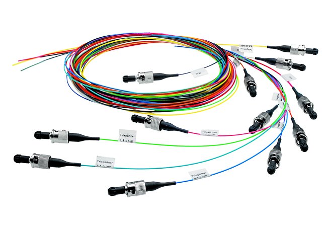 Telegärtner Faserpigtail-Set 12x E9/125? Os2 2m Lc