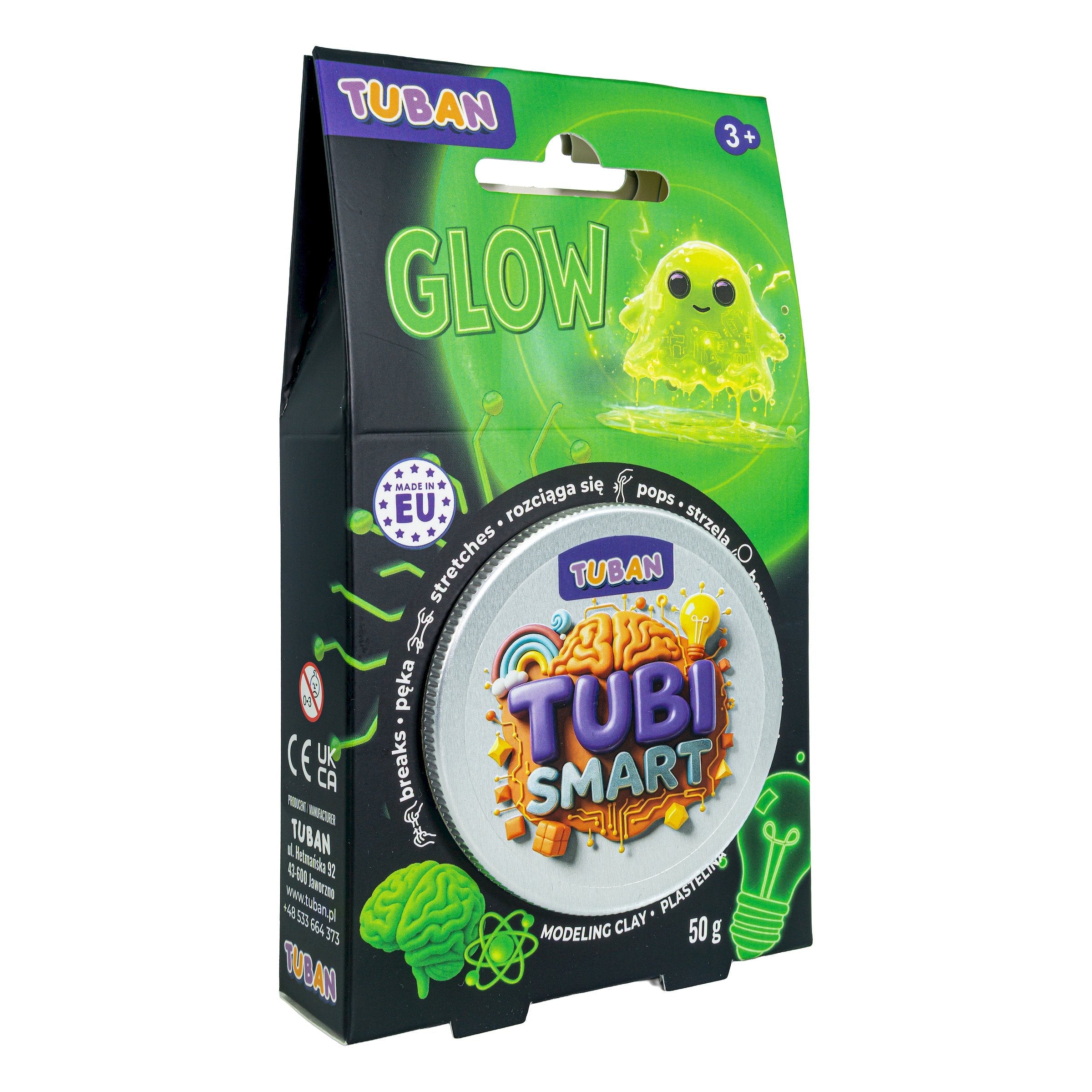 Plastelina Tubi Smart - Glow 50g