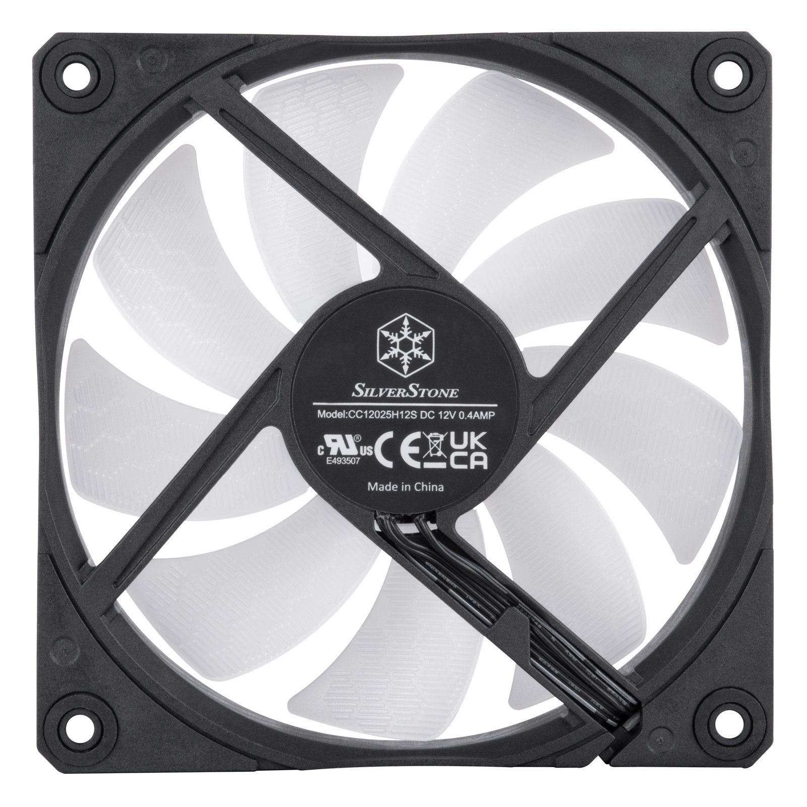 Ventilador De Caja Silverstone Sf120b-Argb, Gehäuselüfter Sst-Sf120b-Argb