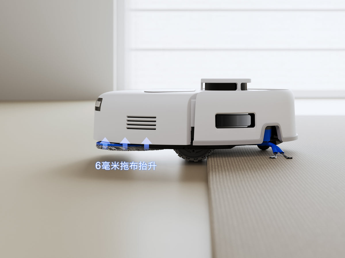 Ecovacs Deebot Mini 2 Vacuum Cleaner,Robot,Wet&Dry,Compact Design,White+Auto-Empty Station