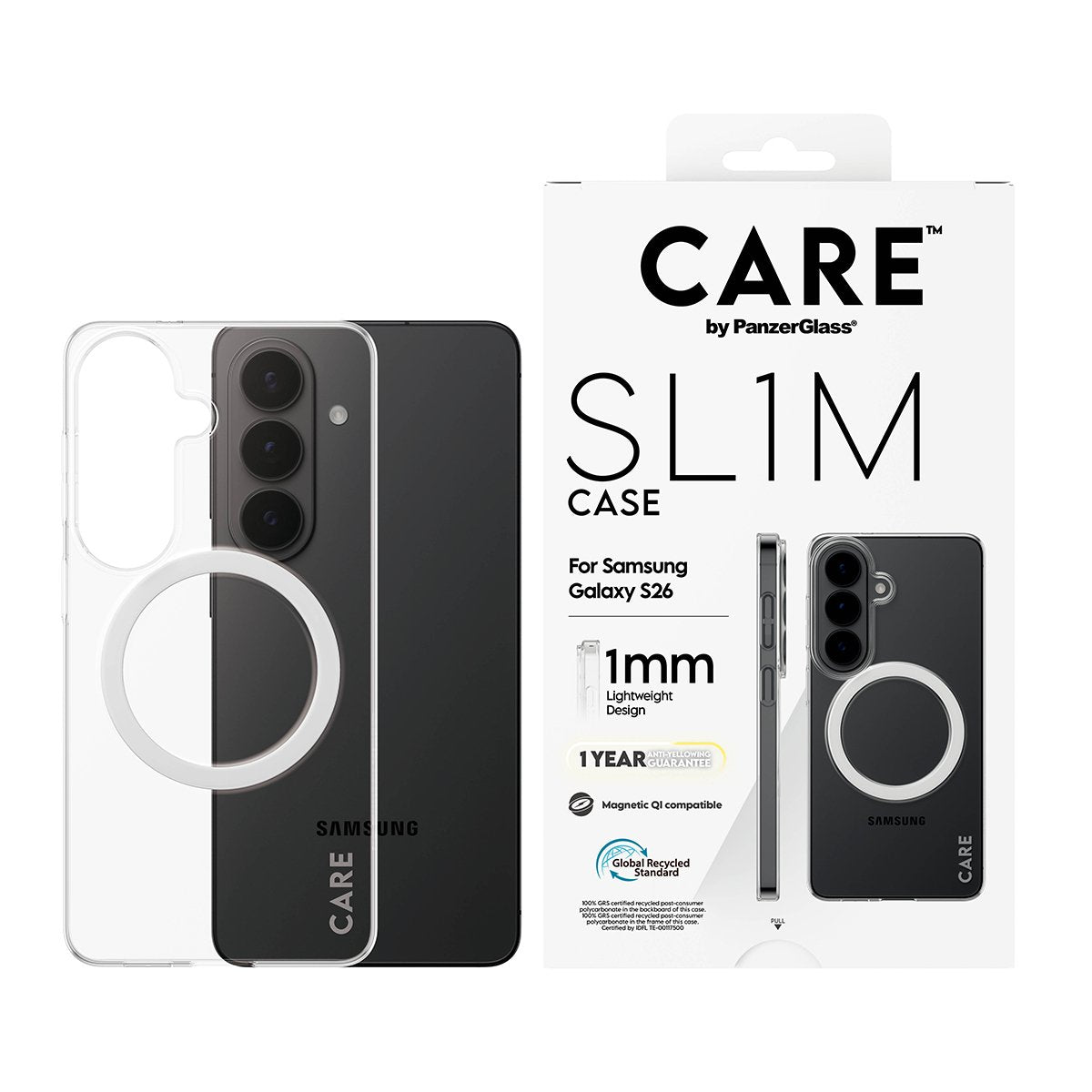 Panzerglass Care Sl1m Case Transparent Samsung Galaxy S26