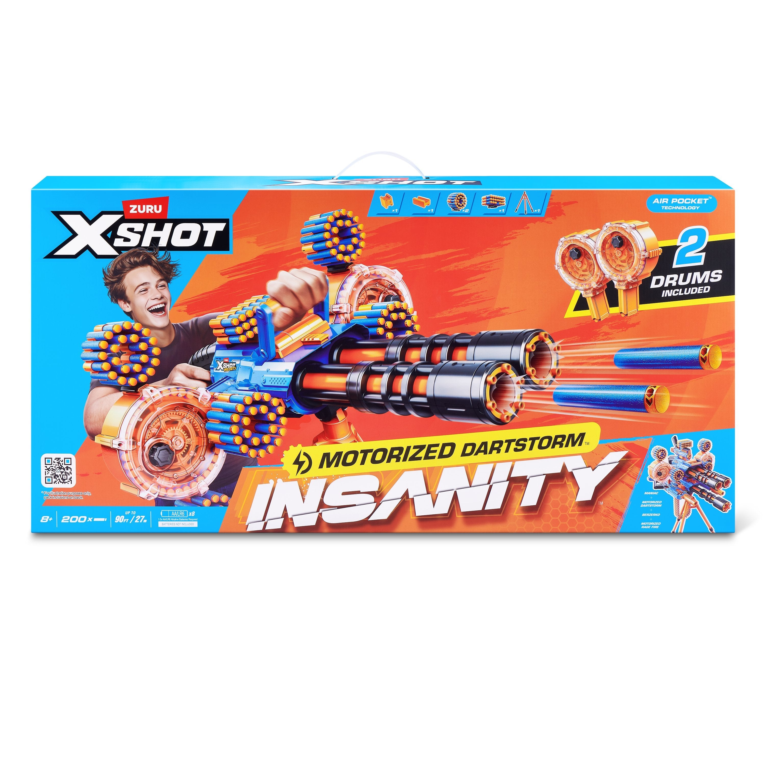 Zuru Insanity Motorized Dart Storm Blaster 36918