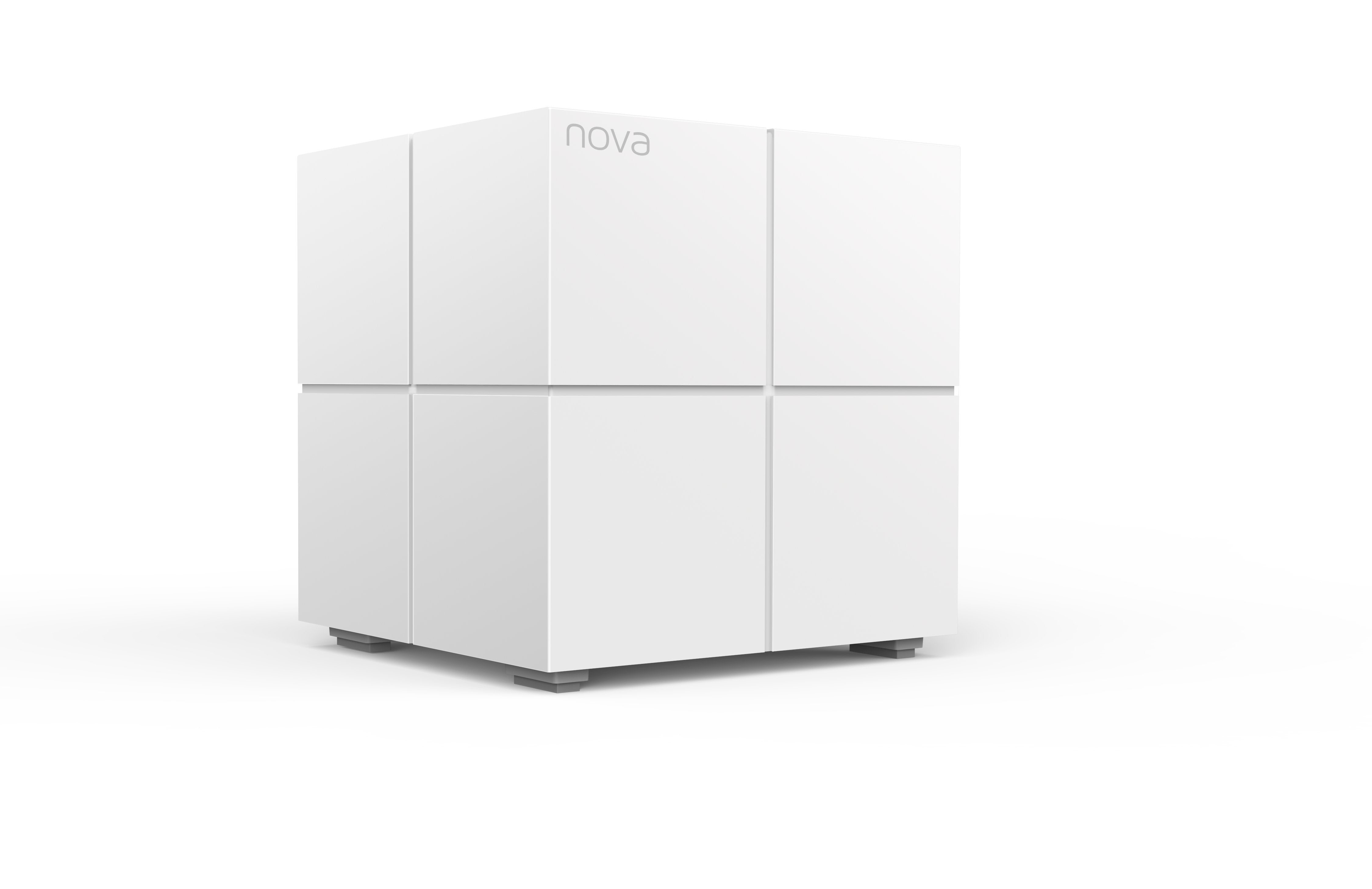 Sistema Mesh Wifi Tenda Mw6-Nova 3 Unidades Wifi A/Ac/B/G/N/ 600m2  2 Puertos Gigabit Gestión Por App