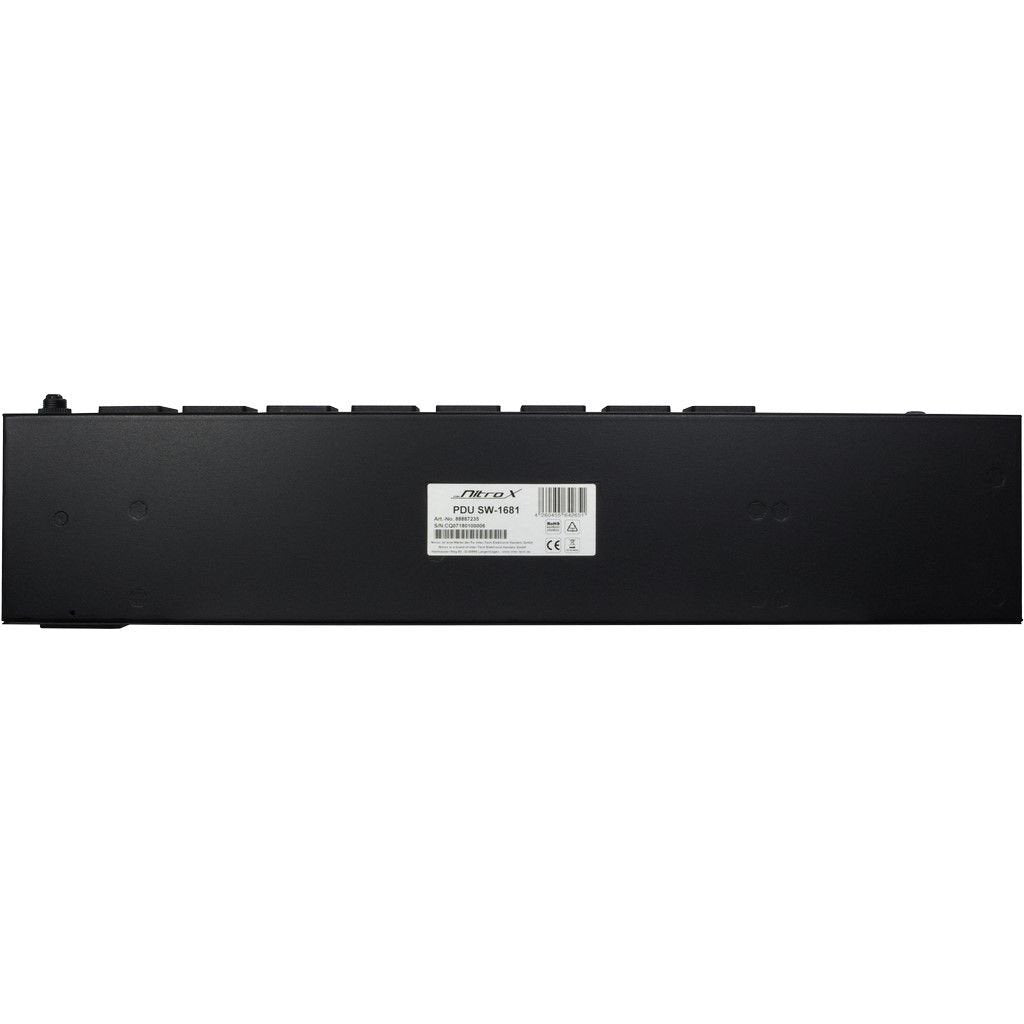 Inter-Tech Sw-1681 Unidad De Distribución De Energía (Pdu) Negro 8 Salidas Ac