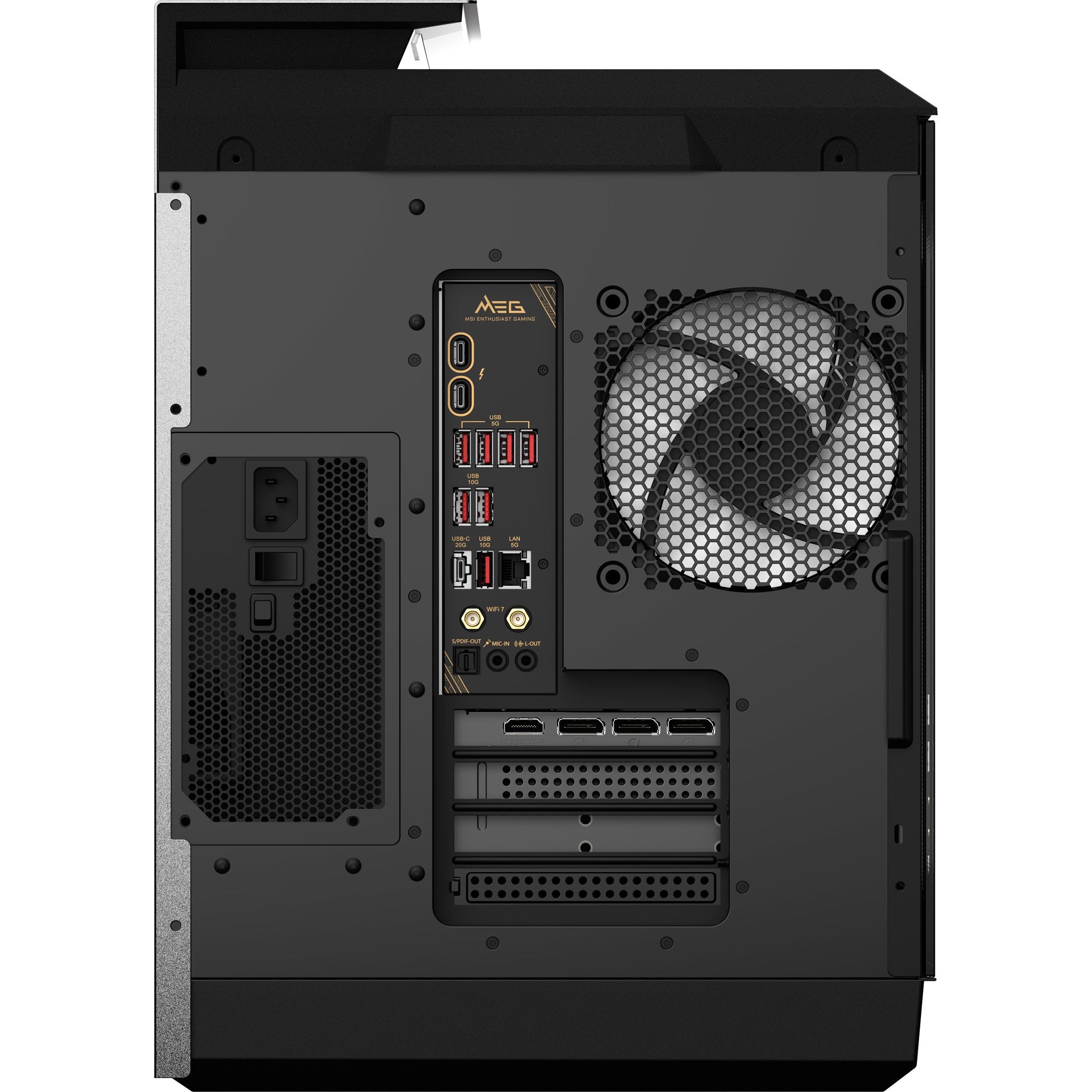 EAN 4711377288743 - MSI MEG Vision X AI 2NVZ9-003EU Intel Core Ultra 9 285K 64 GB DDR5-SDRAM 2 TB SSD NVIDIA GeForce RTX 5090 imagen 8