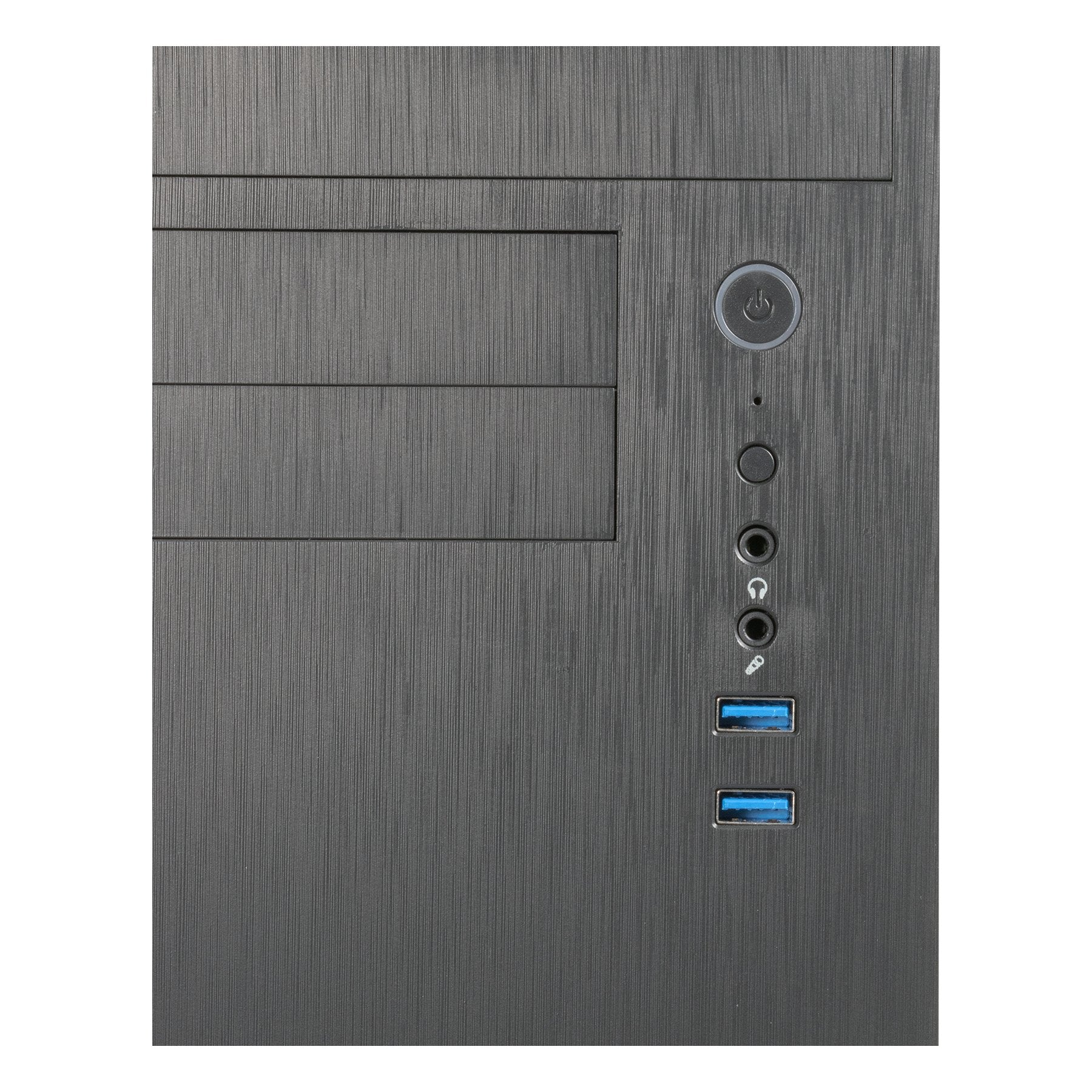 Caja  Micro-Atx Semitorre Unyka Aero C11(Sinfuente) 2usb3.0 Negro 52108